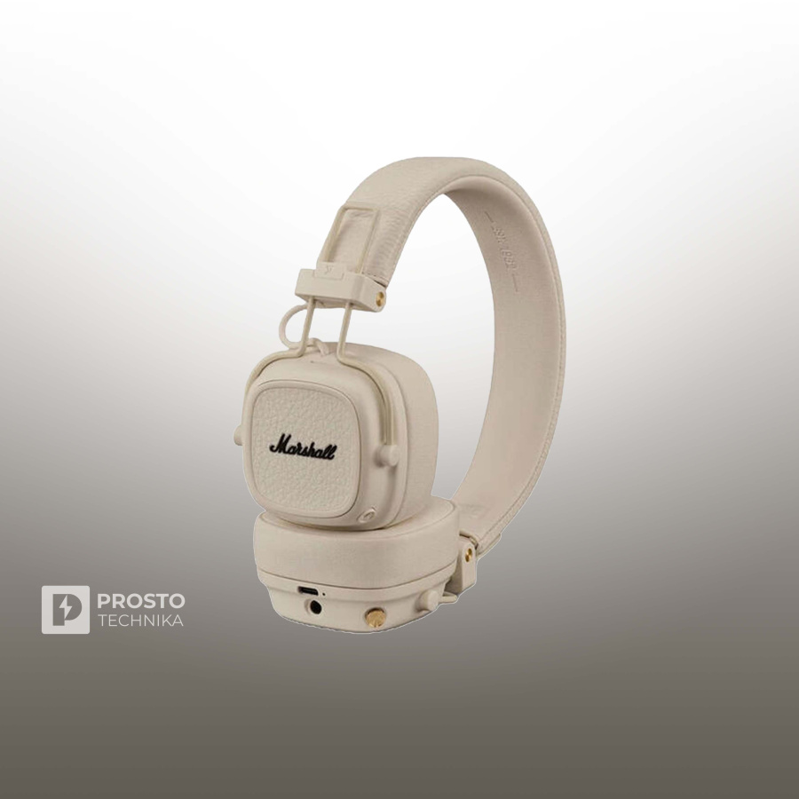 Беспроводные наушники Marshall Major V Cream